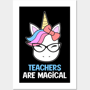 Teacher Colourful Unicorn Posters and Art